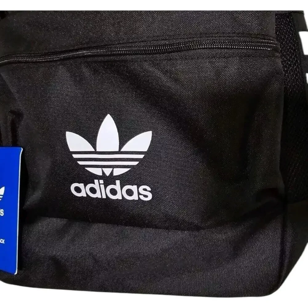 ADIDAS Originals Base Black White Stripes Large Backpack